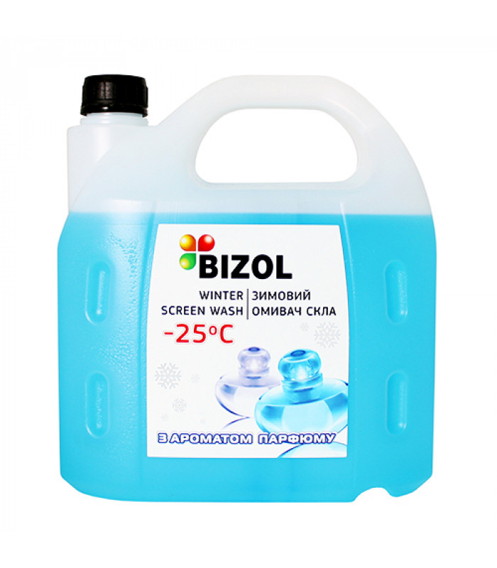 Стеклоомывающая жидкость Bizol с ароматом парфюма, 4 л